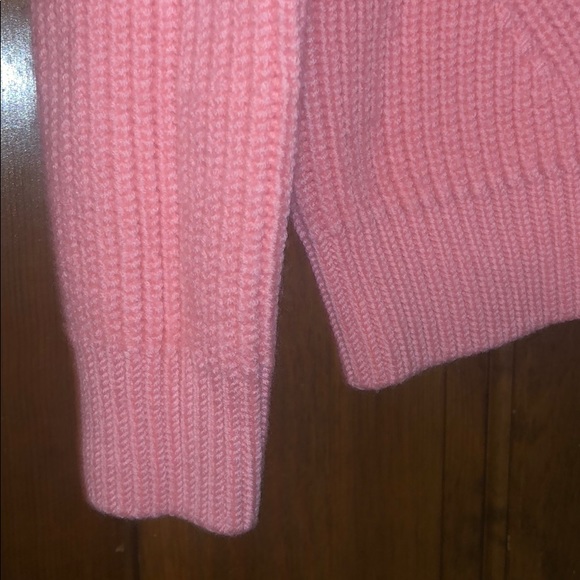Banana Republic chunky pink / peach sweater size M - Picture 3 of 4